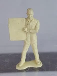 1950S Marx Littletown Train Figure Man Holding Sign 35MM Playset. Fixed Price $18.80.
