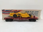 Lionel 6-9121 Louisville & Nashville Flatcar With Dozer Scraper Ex/box. Fixed Price $24.59.