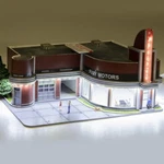 Menards Ho Scale Valley Motors Car Dealership. Fixed Price $125.00.