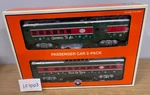 Lionel 2427980 Sleigh Bell Streamlined Passenger Car Train Gauge 2-PACK Set. Fixed Price $199.95.
