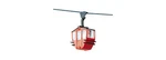 Brawa 6281 Ho Scale Cable Car Cabin Red (with Character). Fixed Price $25.52.