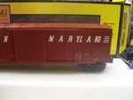 Brand New O-gauge Mth Western Maryland 50' Modern Box Car # 30-74893 Railking. Fixed Price $54.99.