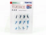 N 1/150 Scale Tomytec 104 Railroad Workers People Figures 12-PACK. Fixed Price $32.95.