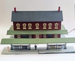 Mth Rail King Scale Red Stone Passenger Train Station. Fixed Price $89.90.