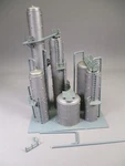 LQ1567 Vollmer 5525 Ho 1/87 1:87 Model Mounted Refinery Oil. Fixed Price $34.48.