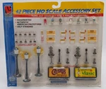 Life Like 1220 Ho Scale Accessory (set Of 42). Fixed Price $25.49.