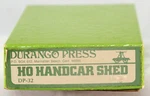 Durango Press Ho Handcar Shed Item #DP-32 Kit Nib. Fixed Price $13.99.