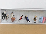 Preiser 12184 1/87 Ho Passers-by Winter Clothes Around 1900 Nib Read. Fixed Price $26.00.