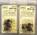 Nwsl Northwest Short Line Lot Of 2541-6 2.0 Mm 10T Geared Axle Wheelsets. Fixed Price $58.49.