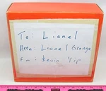 Lionel Prototype 6-24160 Rub-a-dub-dub. Fixed Price $125.00.