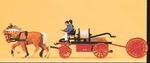 Preiser Emergency Horse-drawn Fire Equipment Hand Pumper 425. Fixed Price $48.98.