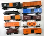 (10) Gauge Lionel Post War Train Cars Original Boxes (lot 1212). Fixed Price $225.00.