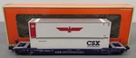 Lionel 6-17588 Csx Husky Stack Flatcar W/ Container Load #620350 Ln/box. Fixed Price $86.99.
