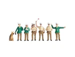 German Police (6) Green Ho Gauge Figures Noch 15090. Fixed Price $27.30.