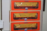 Lionel #2442120 Illinois Terminal PS-2CD Covered Hopper 3 Pack. Fixed Price $249.95.