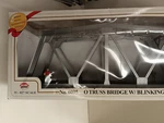 Model Power #6095 Scale Truss Bridge W/ Blinking Light Original Box. Fixed Price $52.95.