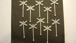 Lionel 309-28 Railroad Crossing Sign- Original (pkg. Of 10). Fixed Price $34.95.