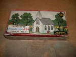 Vintage Plasticville Church 2604-100 Scale With Original Box. Fixed Price $18.50.
