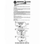 Gilbert Ho American Flyer Trains 35212 Crossing Gate Instruction Sheet Copy. Fixed Price $9.99.