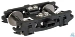 New Walthers Penn 2D-P5 Express Car Trucks Blk Sideframes (2) Ho Free Us Ship. Fixed Price $21.99.