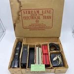 Marx 8994 Stream Line Steam Type Gauge Electric Train Set Original Box Read. Fixed Price $45.00.