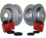 Front And Rear Brake Kit Disc Rotors Trw Pro Ceramic Pad Set For Dodge Jeep. Fixed Price $201.95.