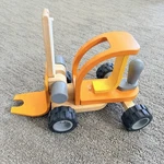 Wood Forklift Eco Friendly - Missing Steering Wheel. Fixed Price $39.00.