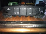 Lionel Lines 64361 Lehigh Valley Black Hopper Car. Fixed Price $17.00.