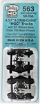 Ho Scale Kadee #563 Asf Ride Control 50-TON Self Centering Trucks W/33" Wheels. Fixed Price $15.79.