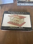 Plasticville Frosty Bar Yellow Vintage O-gauge Trains Complete Chairs + Box. Fixed Price $19.99.