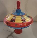 Thomas The Train & Friends Metal Tin Pull Spinning Top 7X10 Schylling Toys 2000. Fixed Price $10.49.