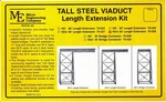 Micro Engineering 75-528 HON3 60' Length Extension Tall Steel Viaduct Kit. Fixed Price $52.94.