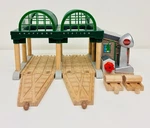 Deluxe Knapford Station Thomas & Friends Wooden Railway LC99393 No Box. Fixed Price $125.00.