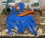 Tomy Trackmaster Thomas Blue Track, Water Tower Steam, The Trains 1974 41 Pcs. Fixed Price $55.75.