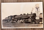 Postcard Seaboard Air Line Railroad Steam Locomotive 438 Train Rppc Water Tower. Fixed Price $40.00.