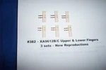 American Flyer Parts XA9612B/C Upper & Lower Fingers - Sets #382. Fixed Price $12.50.