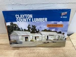 Walthers Cornerstone 933-2911 Clayton County Lumber Ho Scale Building Model Kit. Fixed Price $34.99.
