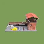 (b) Vollmer 45720 Tube Storehouse Depot Built 612. Fixed Price $19.99.