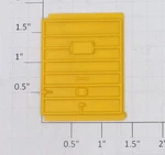 Lionel 6468-7 Right Hand Yellow Boxcar Door. Fixed Price $5.00.