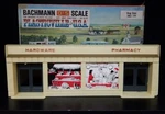 Vintage Plasticville Usa Bachmann Scale Drug Store 1853:179 W/windows. Fixed Price $39.95.
