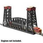 Menards O Scale 30" Aerial Bridge W/ Lights. Fixed Price $229.00.