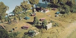 Woodland Scenics Ho Scale Scene Kits (unpainted Metal Castings) Memorial Park. Fixed Price $44.99.