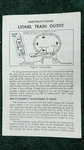 Lionel 11460 Train Outfit Instructions Photocopy. Fixed Price $5.00.