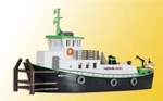 38520 Kibri Ho Kit Of Boat Pusher Craft - New. Fixed Price $31.99.