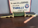 Lionel Vintage Prewar #105/106 Bridge With Approaches Std/o Gauge 1920-1931. Fixed Price $89.99.