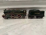 Lionel Prewar 390E Standard Gauge Green 2-4-2 Engine Tender All Original. Fixed Price $1700.00.