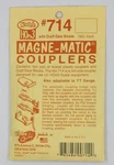 Kadee 714 HON3 Scale Magne-matic Couplers With Draft Gear Boxes. Fixed Price $5.13.