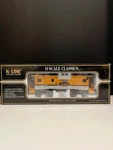 K-line K613-1491 Rio Grande Extended Vision Smoking Caboose. Fixed Price $69.76.