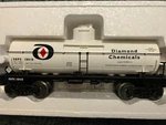 Lionel 8000 Gallon Tank Car, Diamond Chemicals New, #6-19626. Fixed Price $33.00.
