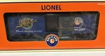 Lionel Gauge #6-29919 2004 Toy Fair Boxcar, Nib. Fixed Price $18.00.